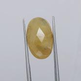 Natural Yellow Montana Sapphire Rose Cut 11.35 Carats
