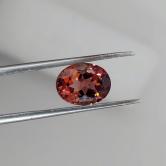 Oval Facet Pink Orange Tourmaline Nigeria 2.96 Carats