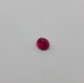 Natural Burmese Ruby - Vivid Red Oval Facet 0.70 Carat