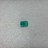 Natural Bright Fine Green Colombian Emerald 0.80 Carat