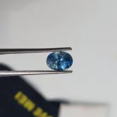 Steely Blue Natural Montana Sapphire  1.03 Carats