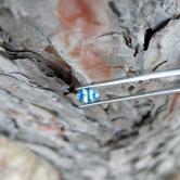 Steely Blue Natural Montana Sapphire  1.03 Carats