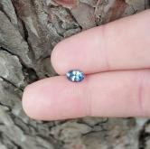 Steely Blue Natural Montana Sapphire  1.03 Carats