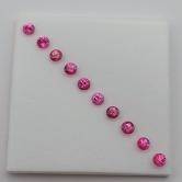 Pink Natural Burmese Spinel Lot 2.5 mm 