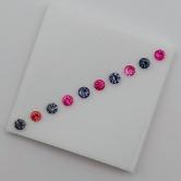 Natural Burmese Spinel Lot 10pcs 2.5 mm