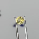 Top Cut Bright Golden Beryl Round Pair 0.76 Carat Tw