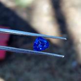 Bright & Pretty Fine Color Ceylon Blue Sapphire 1.36 Carats 