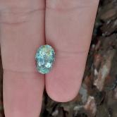 Large Natural Light Blue Montana Sapphire 4.21 Carats