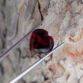 Big Deep Blood Red Orissa Garnet 5.00 Carats 