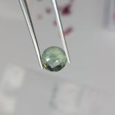 Natural Green Montana Sapphire Rose Cut  1.71 Carats