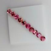 Quality Pink Tourmaline Suite Nigeria 4.5 mm 3.47 Carats