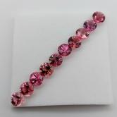 Quality Pink Tourmaline Suite Nigeria 4.5 mm 3.47 Carats