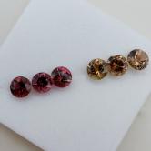Quality Multi-Color Tourmaline Suite Nigeria 4.5 mm 2.01 Carats
