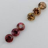 Quality Multi-Color Tourmaline Suite Nigeria 4.5 mm 2.01 Carats