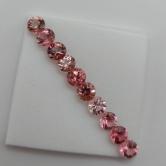Quality Pink Tourmaline Suite Nigeria 4.5 mm 3.55 Carats