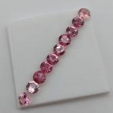 Pink Tourmaline Suite Nigeria 4.5 mm 3.50 Carats
