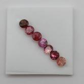 Pink Tourmaline Suite Nigeria 4.5 mm 2.33 Carats