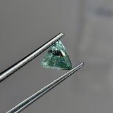 Natural Montana Sapphire Trillion 0.61 Carats 