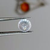 Natural White Ceylon Sapphire 0.81 Carats
