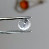 Natural White Ceylon Sapphire 0.81 Carats
