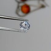 Natural White Ceylon Sapphire 0.78 Carats
