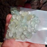 Clean Natural Color Blue Topaz Rough Brazil  65 grams