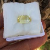 Big and Bright Natural  Yellow Sapphire Sri Lanka 9.80 Carats