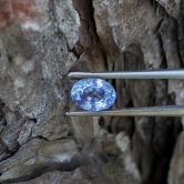 Unheated Natural Light Blue Ceylon Sapphire 1.18 carats 