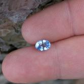 Unheated Natural Light Blue Ceylon Sapphire 1.18 carats 
