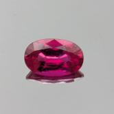 Very Pretty Reconstituted Ruby Oval 0.37 Carats