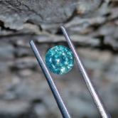 Bright Natural Teal Montana Sapphire  0.79 Carats 