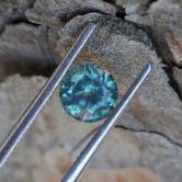 Bright Natural Teal Montana Sapphire  0.79 Carats 