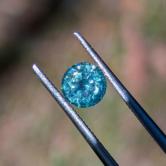 Bright Natural Teal Montana Sapphire  0.79 Carats 