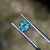 Bright Natural Teal Montana Sapphire  0.79 Carats 