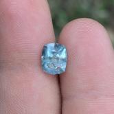 Large Natural Light Blue to Grey Montana Sapphire 3.17 Carats
