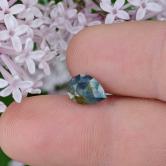 Large Natural Blue Montana Sapphire With Yellow Yolk 2.95 Carats