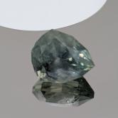 Large Natural Light Blue to Green Montana Sapphire  3.82 Carats