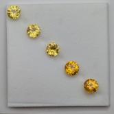 Exceptional Bright Yellow Montana Sapphire Lot 1.75 Carats