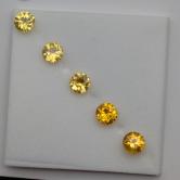 Exceptional Bright Yellow Montana Sapphire Lot 1.75 Carats