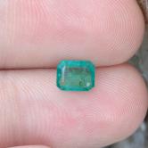 Natural Bright Fine Green Colombian Emerald 0.70 Carats