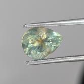 Well Cut Moody Yellow Green Montana Sapphire 1.53 Carats