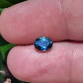 Unheated Natural Blue Green  Montana Sapphire 1.27 Carats