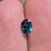 Unheated Natural Blue Green  Montana Sapphire 1.27 Carats
