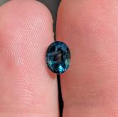 Unheated Natural Blue Green  Montana Sapphire 1.27 Carats