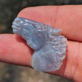 Horse Head Carved Australian Potch Opal  26.31 Carats