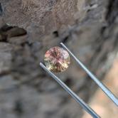 Pink Orange Green Tri-Color Tourmaline 1.75 Carats