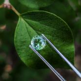 Natural  Mint Green Tourmaline  Afghanistan 1.02 Carats