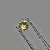 Light Canary Yellow Montana Sapphire 0.56 Carats
