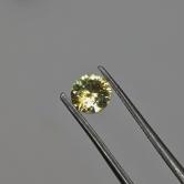 Light Canary Yellow Montana Sapphire 0.56 Carats