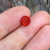 Fine Color and Cut Faceted Orange Mexican Fire Opal 1.54 Carats